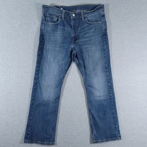Levi's 527 Jeans Mens 36x30 Blue Denim Pants Bootcut Mid Rise